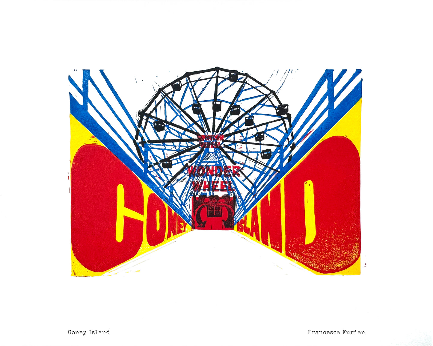 Coney Island Art print