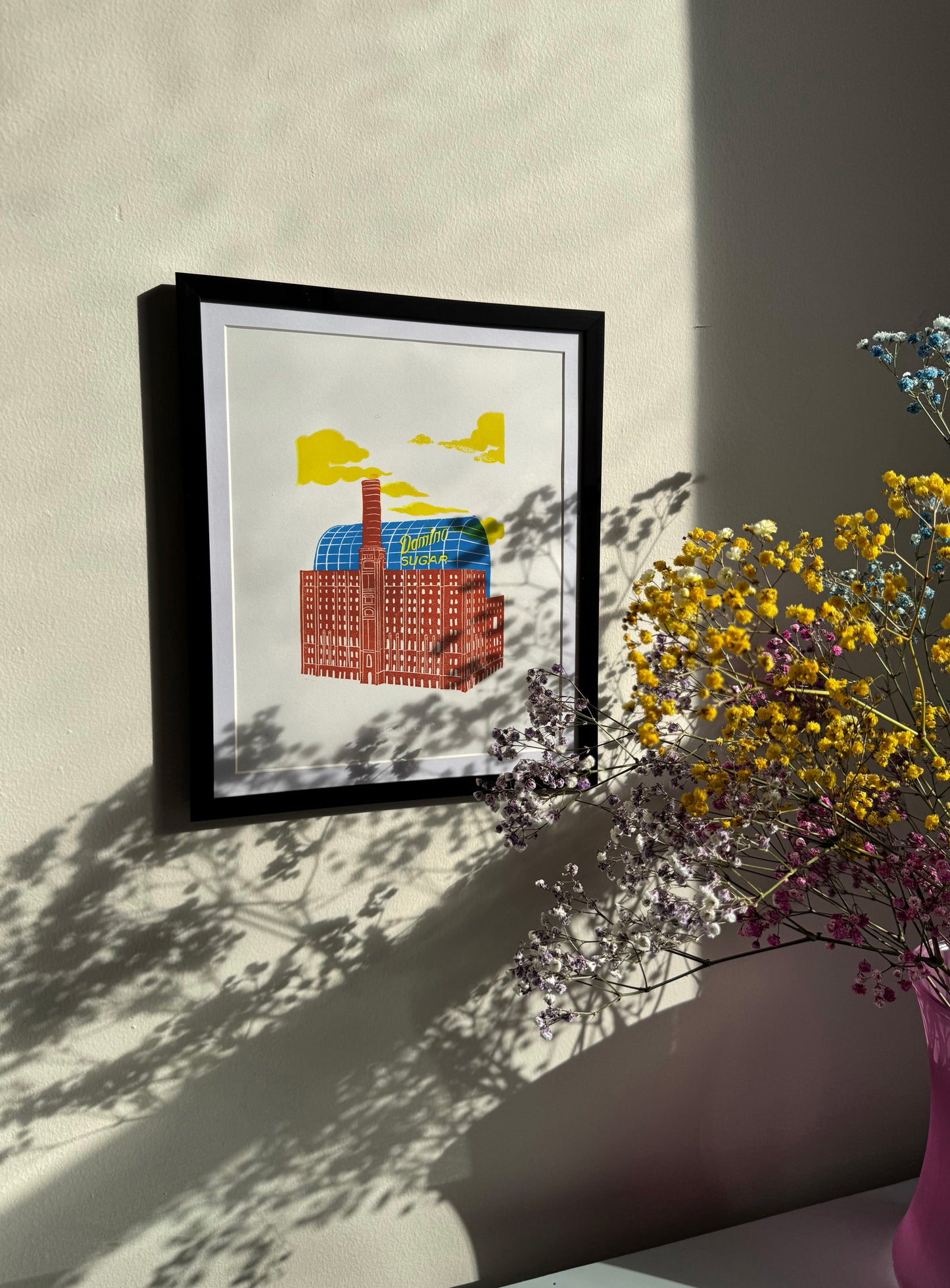 10x8 Domino Sugar Original Block Print