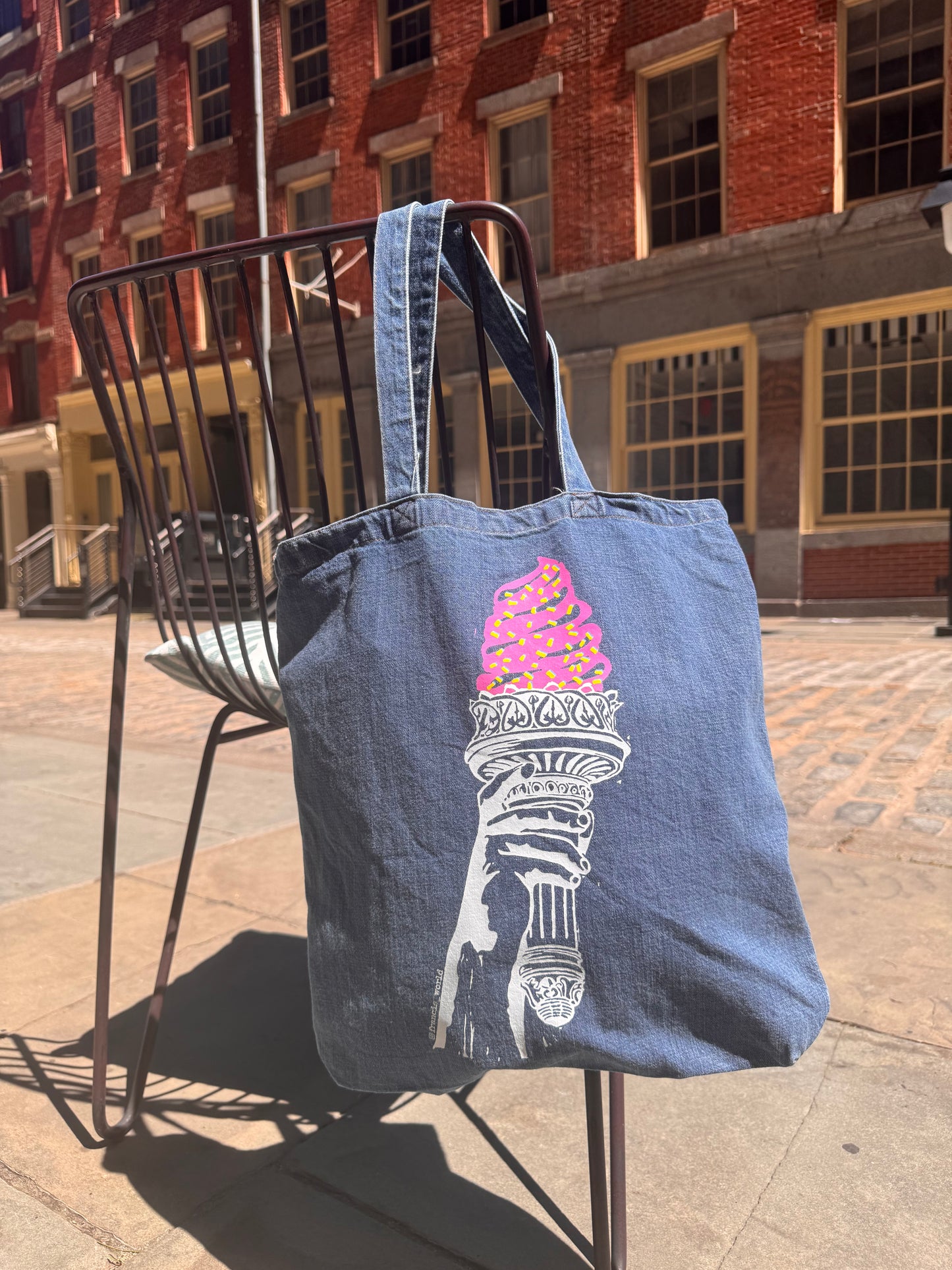Lady Ice cream Tote Bag