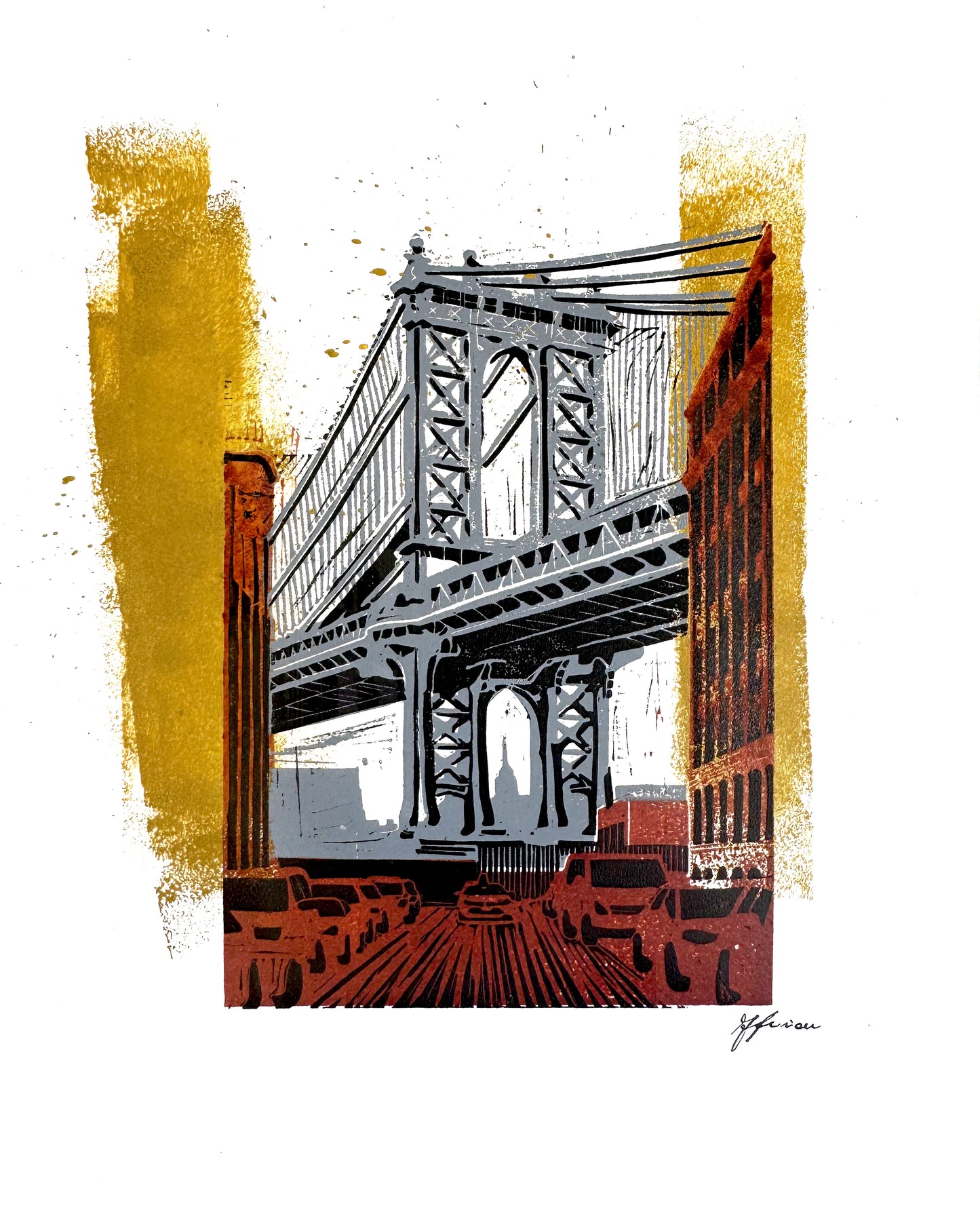 Manhattan Bridge SE Postcard