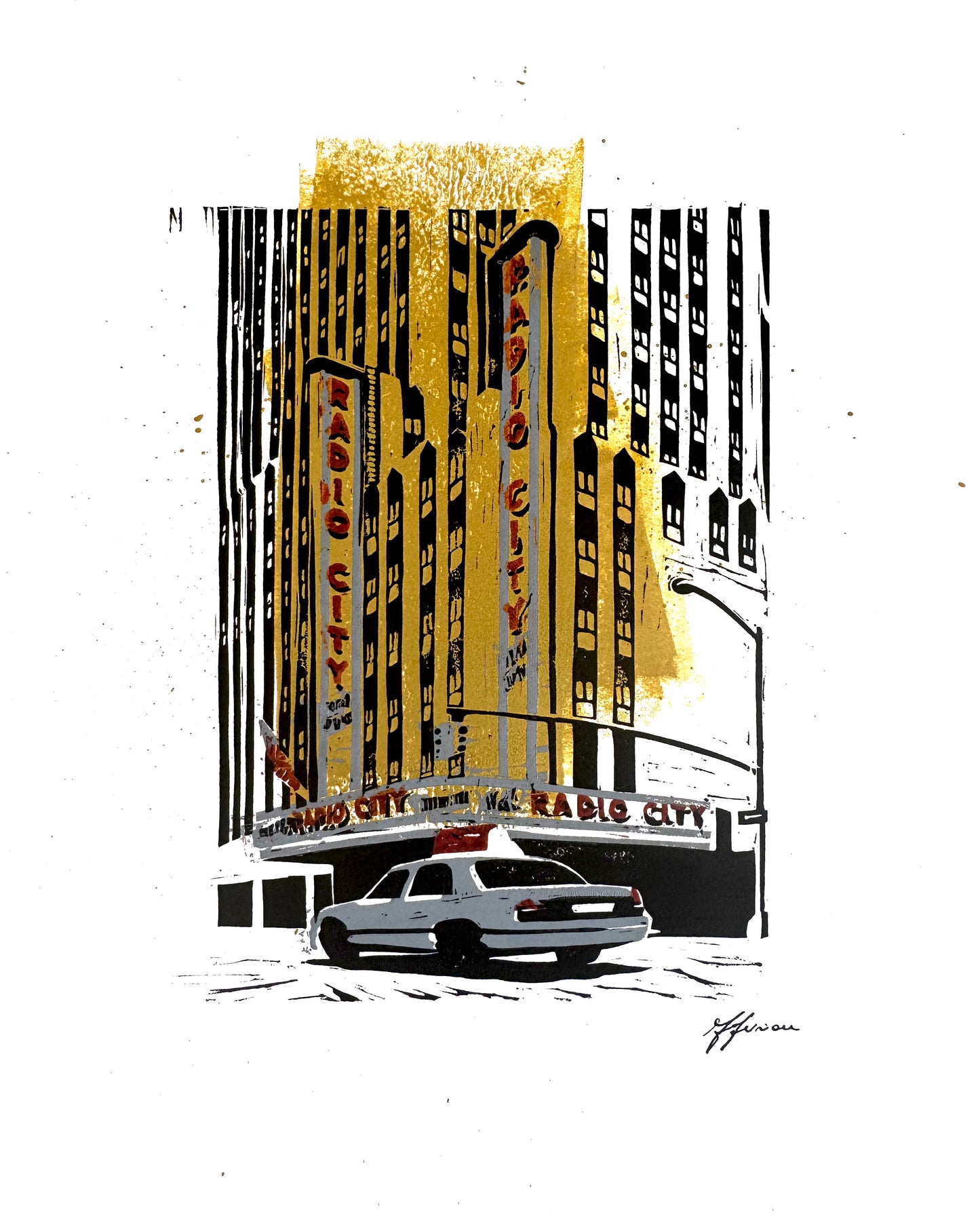 Radio City Hall SE Postcard