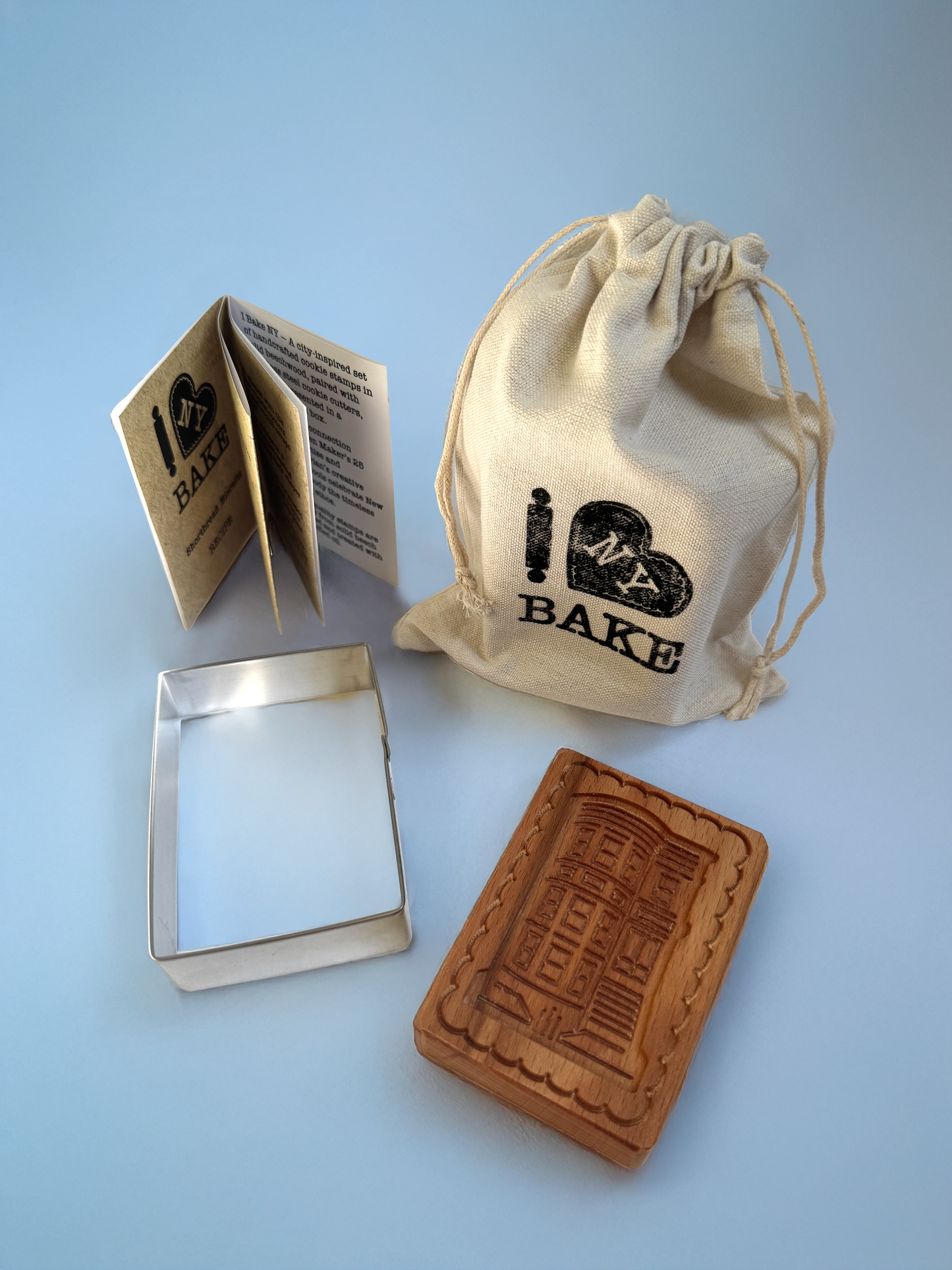 New York cookie stamp (B)- I Bake NY