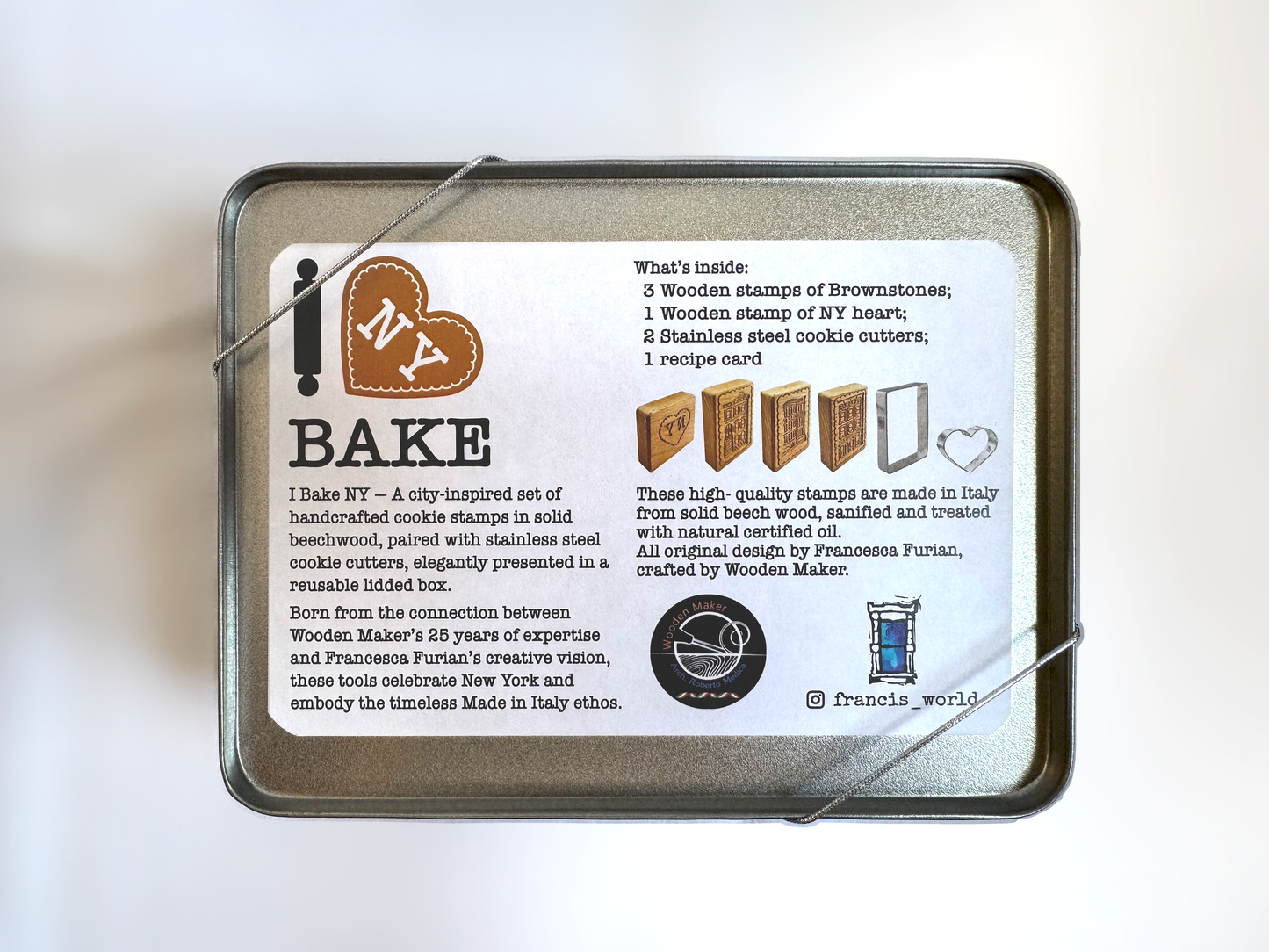 New York cookie stamps (set of 4)- I Bake NY
