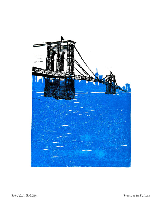 Brooklyn Bridge Art print