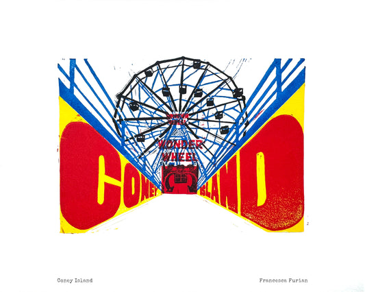 Coney Island Art print