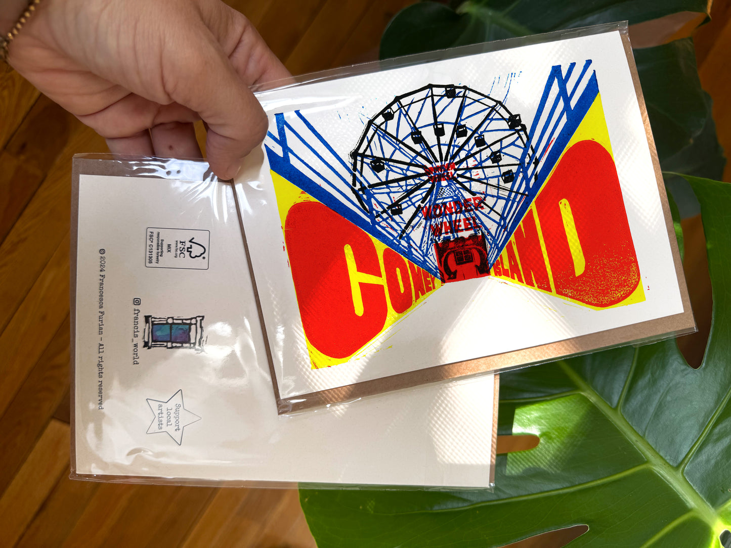 Coney Island Greeting card