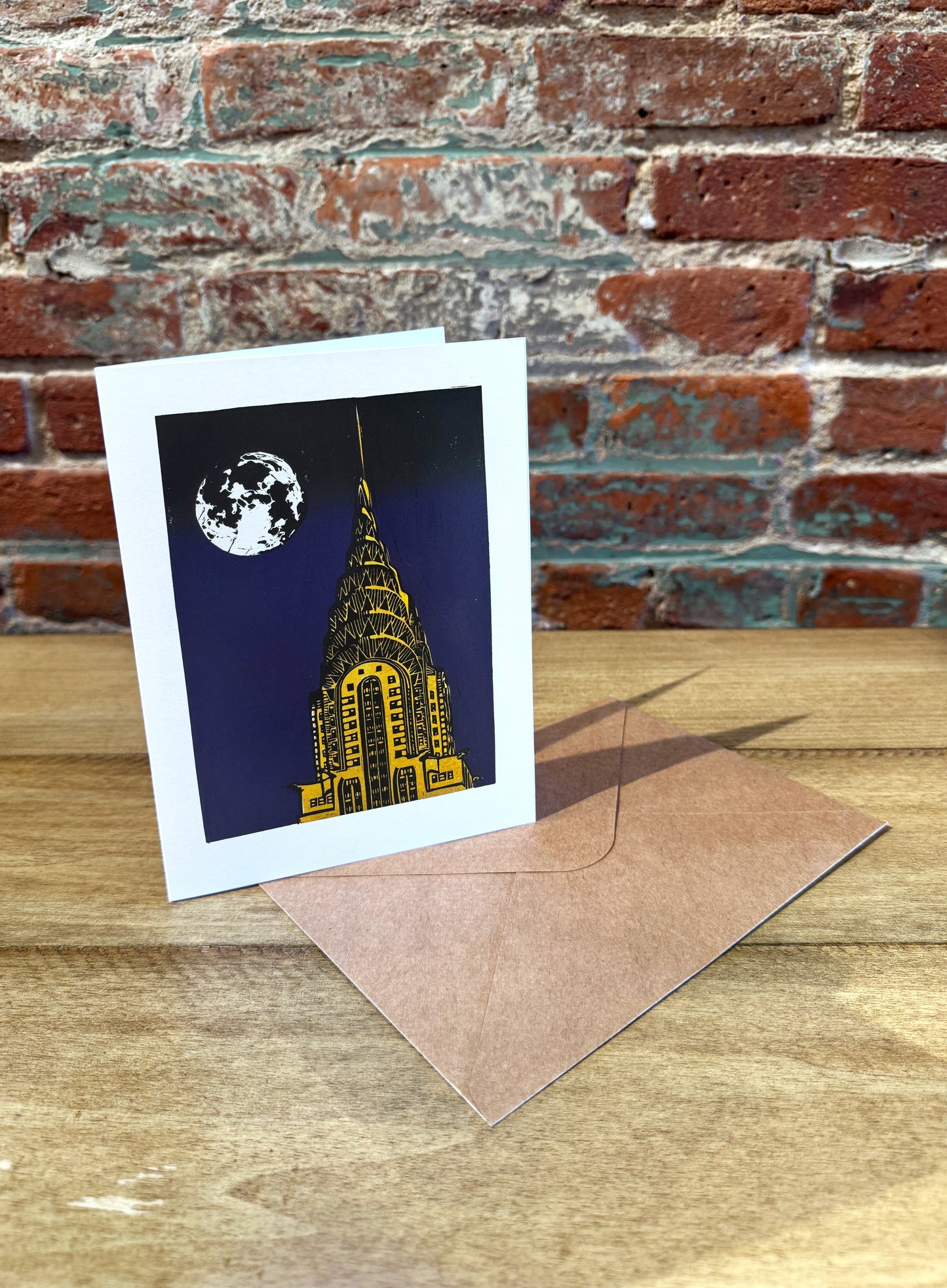 Chrysler Moon Greeting card