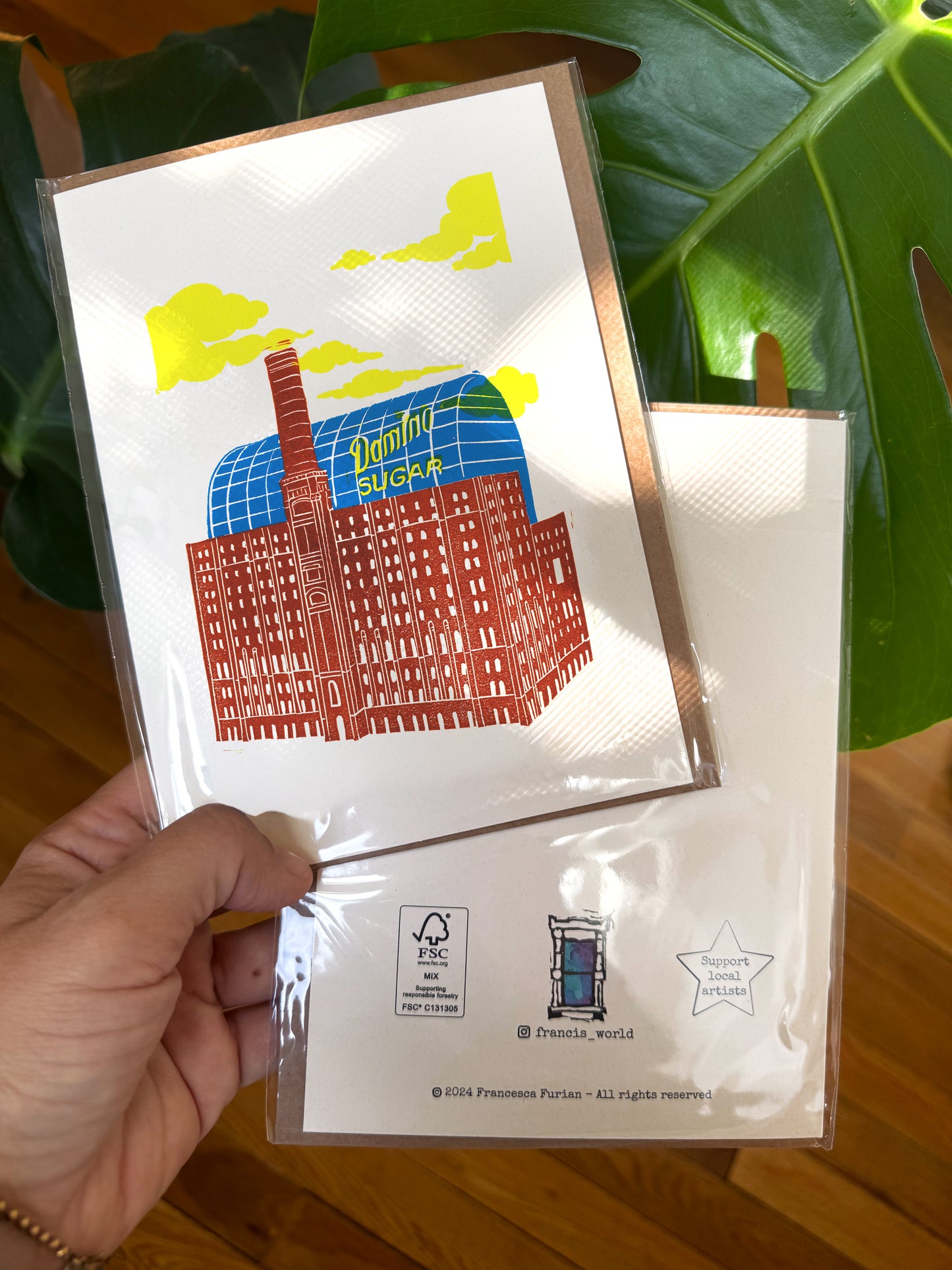 Domino Sugar Greeting card