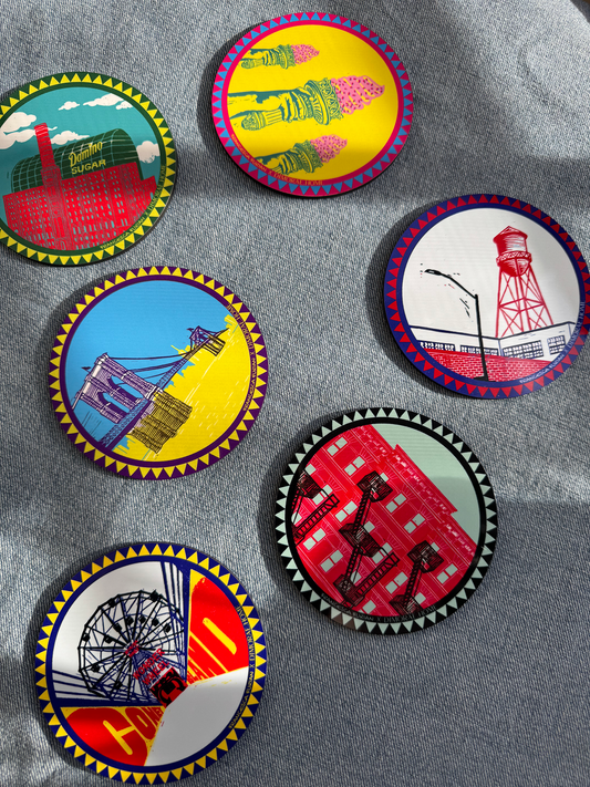 Brooklyn Coasters - Set of 6
