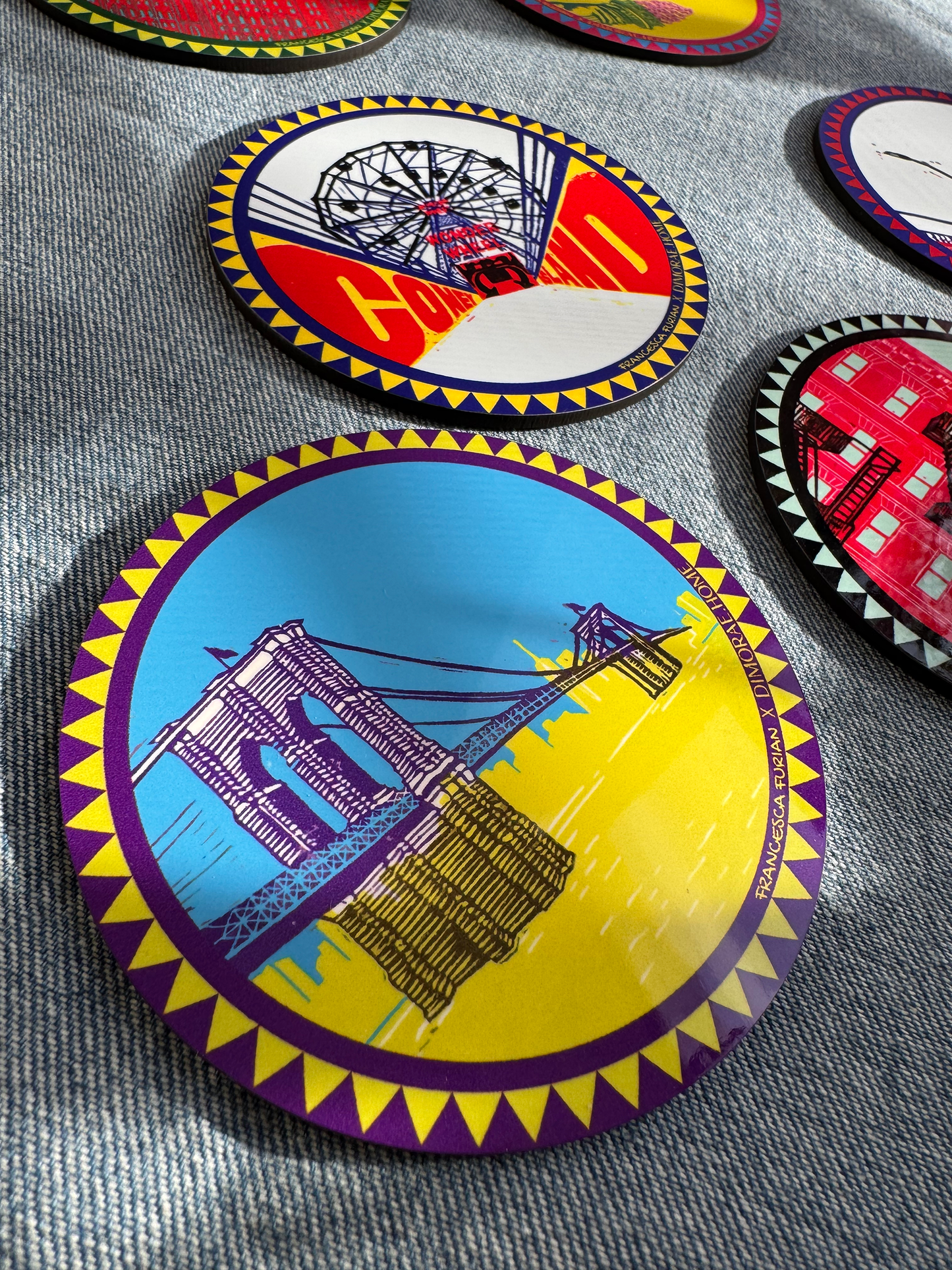 Brooklyn Coasters - Set of 6