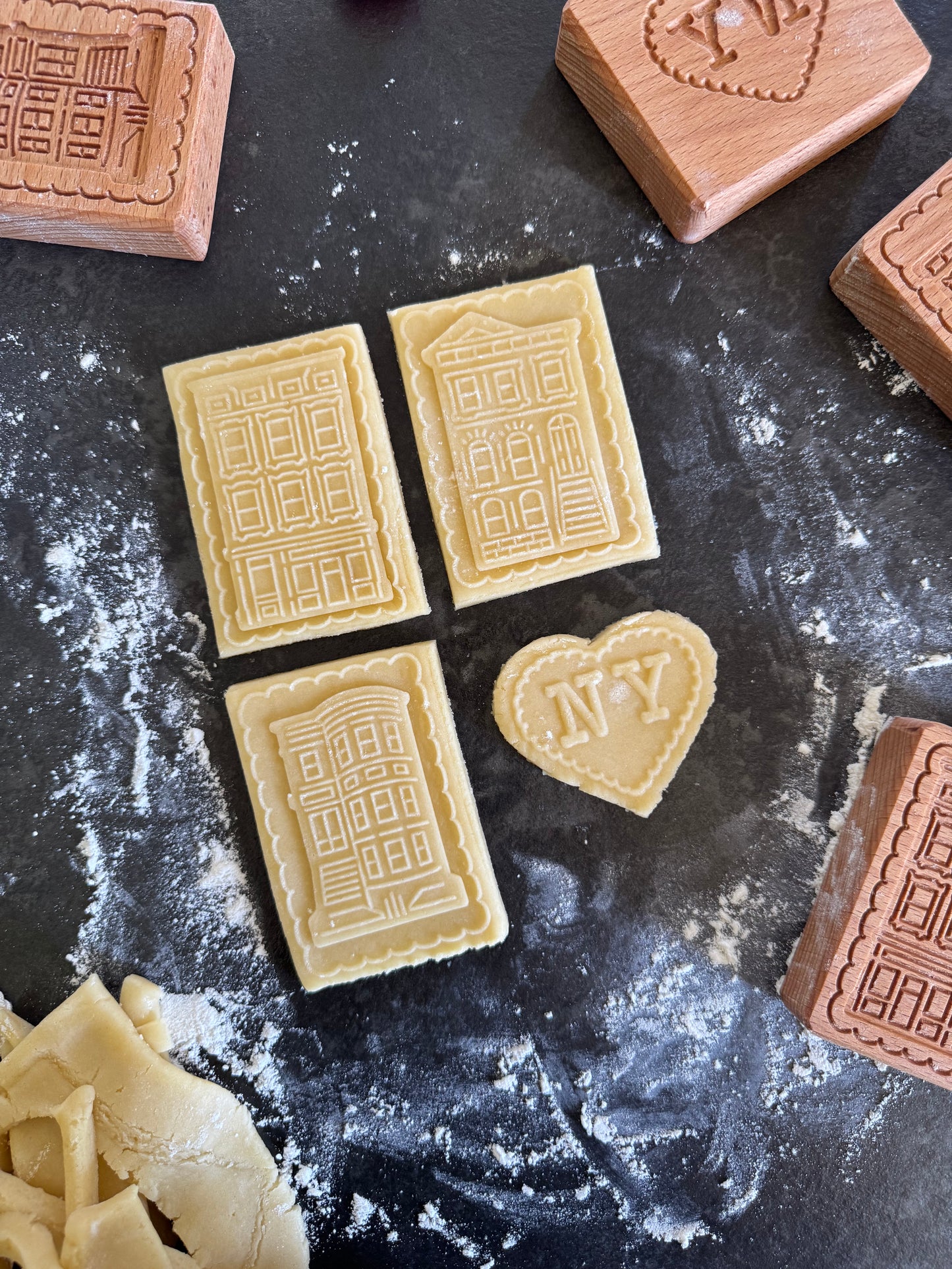 New York cookie stamp (D)- I Bake NY