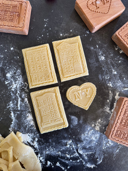 New York cookie stamp (D)- I Bake NY