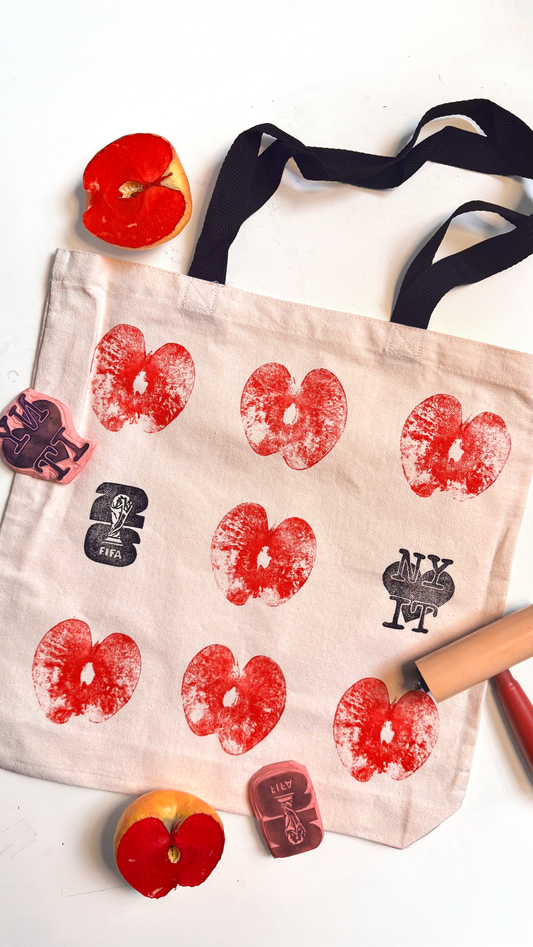 THE HÄRT SPACE workshops - BIG APPLE TOTE BAG