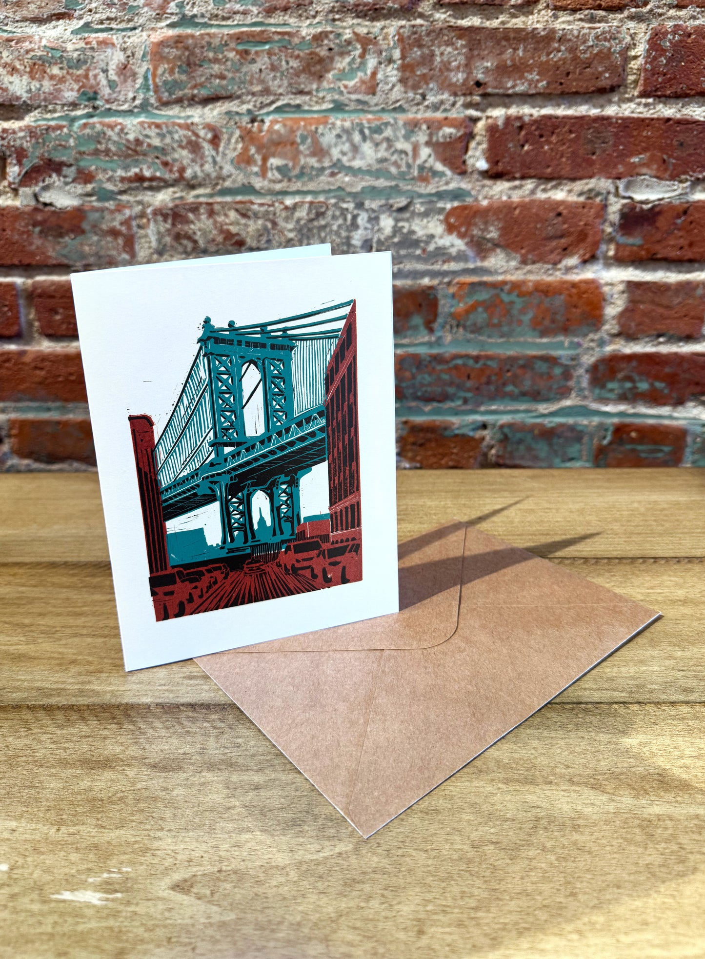 Manhattan Bridge Greeting card