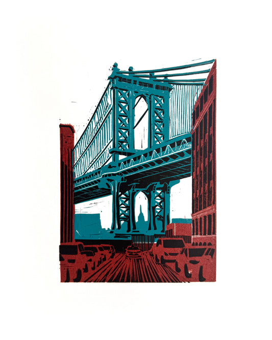 Manhattan Bridge Art print