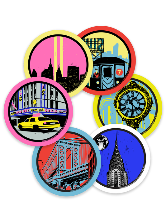Manhattan Coasters - Set of 6