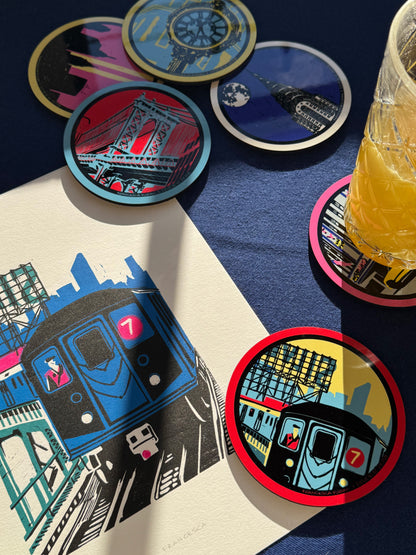 Manhattan Coasters - Set of 6