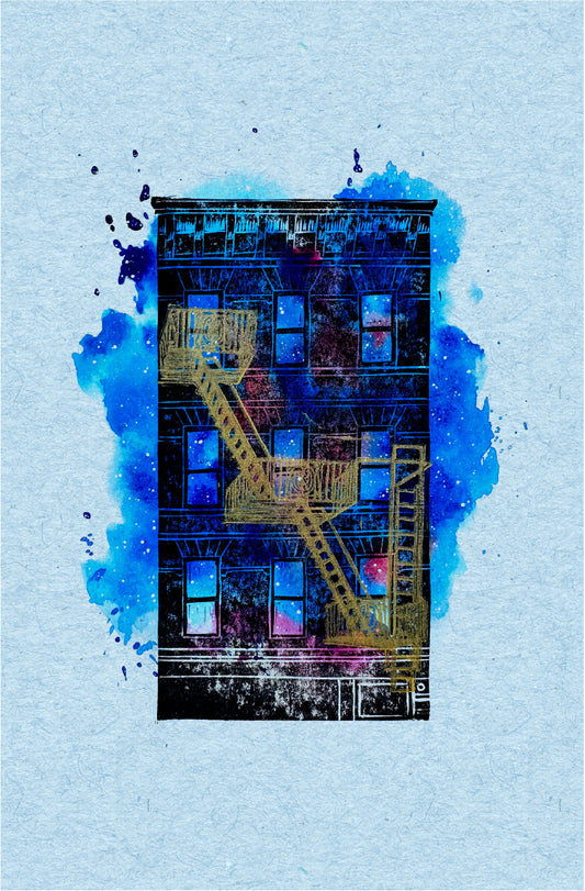 Notebook Cosmo Fire Escape Stairs